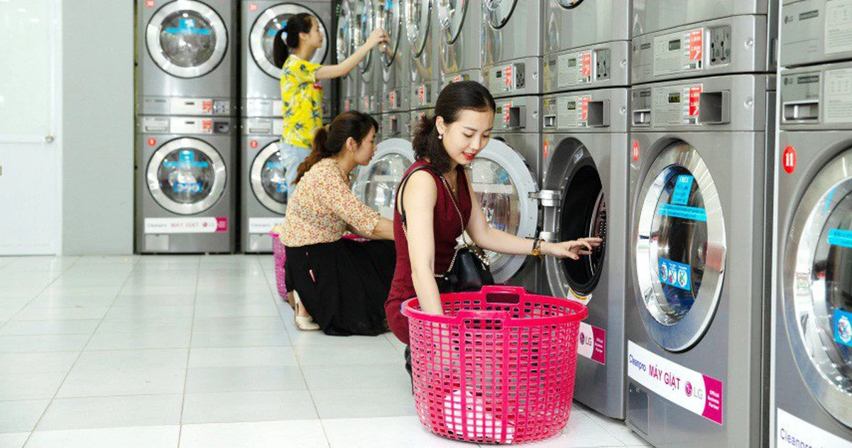 Hệ thống cửa hàng giặt tự động