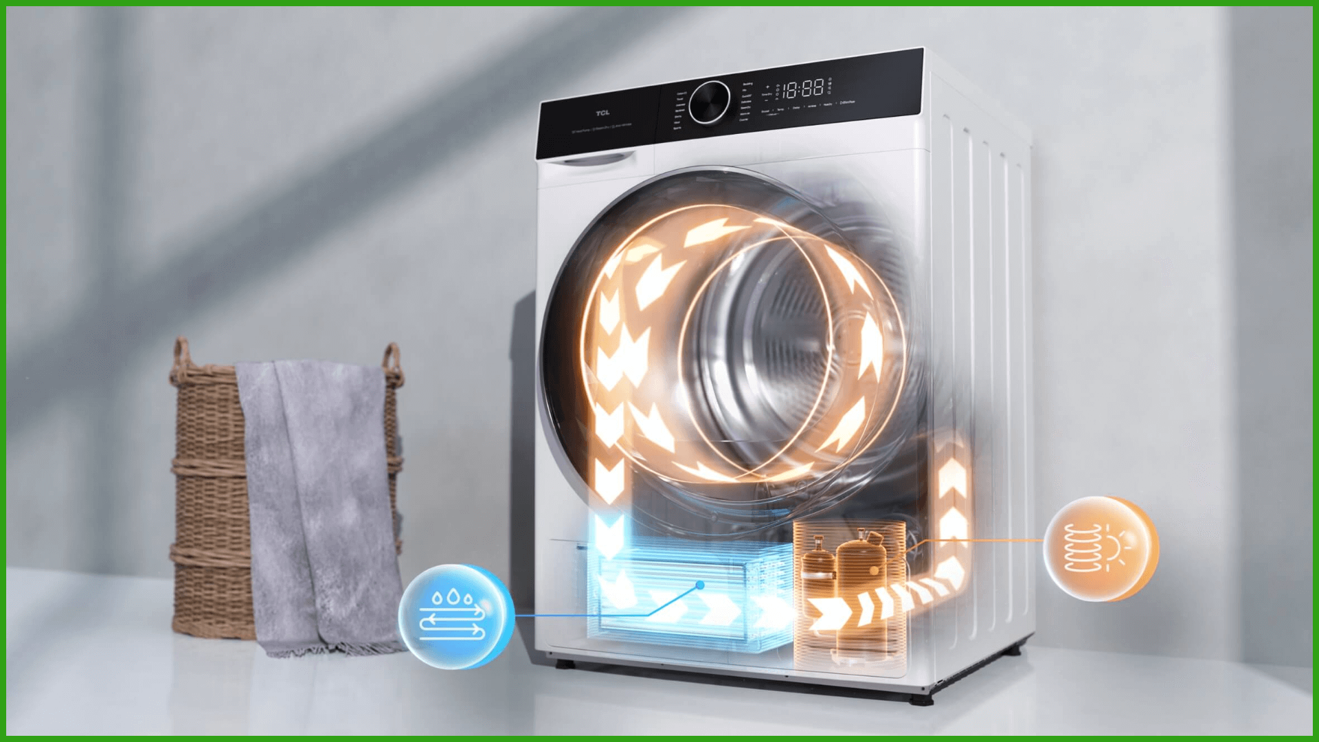 Hệ thống làm nóng của máy giặt bênh viện